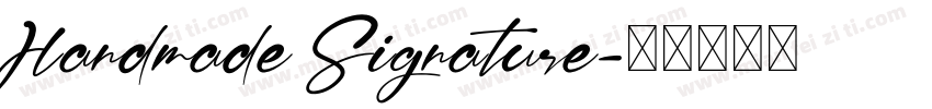 Handmade Signature字体转换